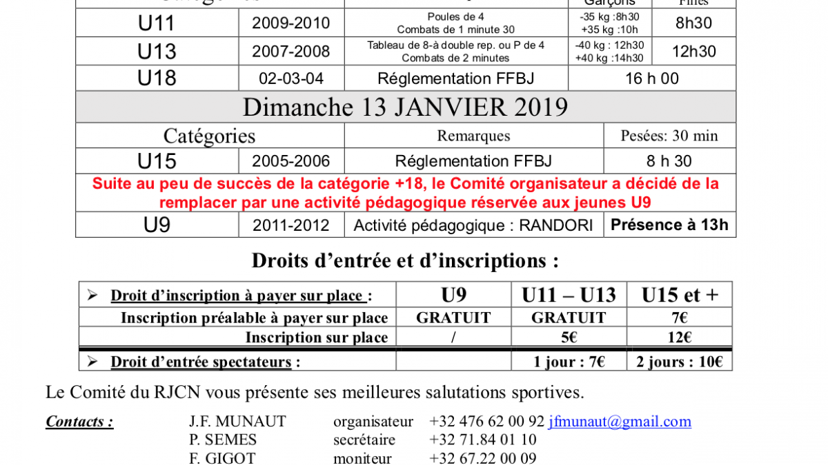 35e Tournoi de Nivelles